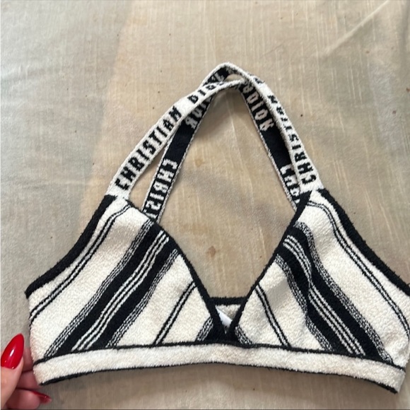 Christian Dior bralette top or swim top! Limited make amazing comfort. Size S - Picture 4 of 8